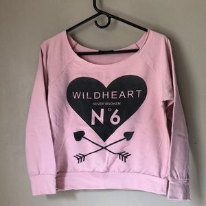 Wild heart Pink Womens Size S Wildheart Tee Shirt